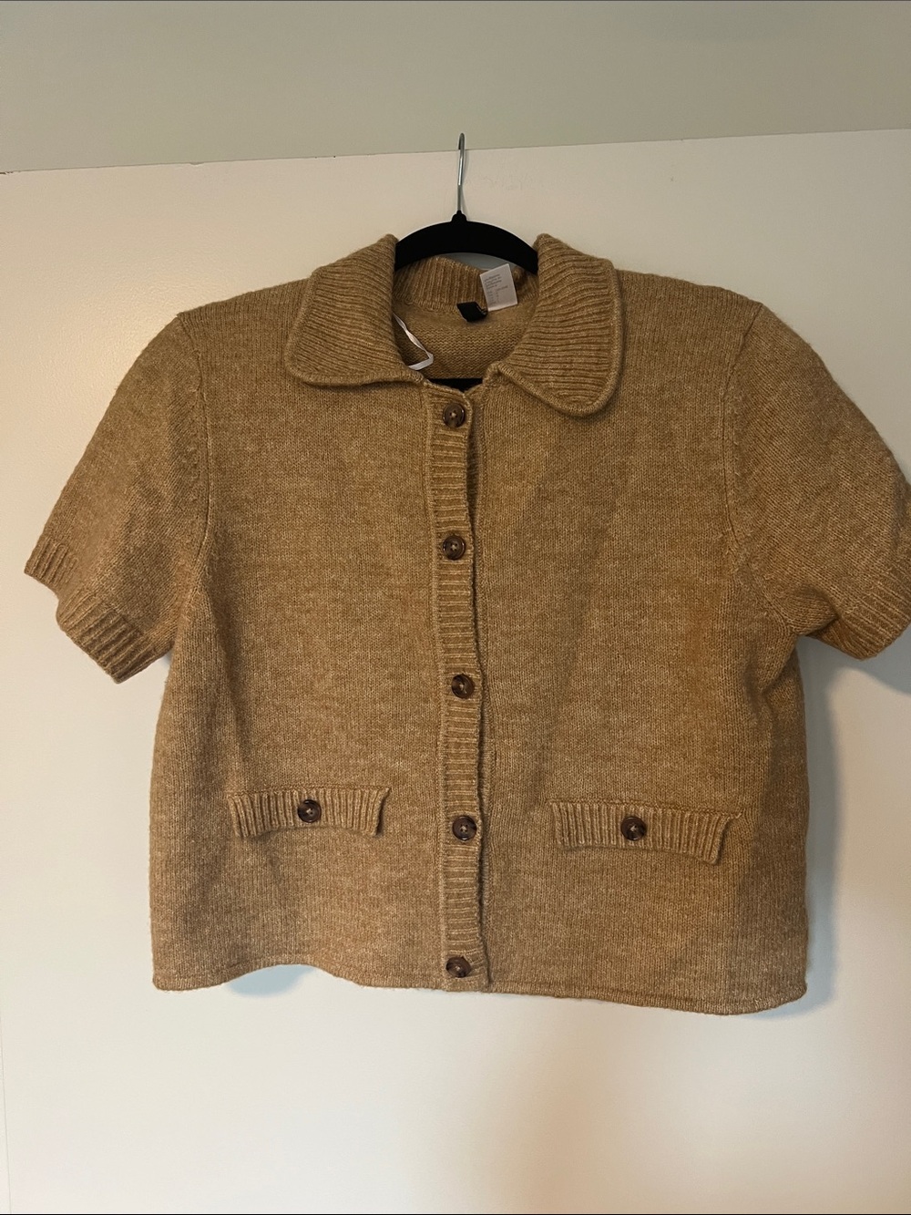 Knit button up